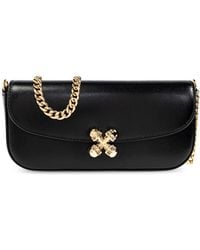 McQueen - Shoulder Bag "Skull Flower Small" - Lyst