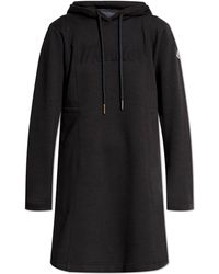 Moncler - Sweatshirt Dress With Logo - Lyst