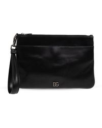 Dolce & Gabbana - Leather Briefcase For Hand Carrying - Lyst