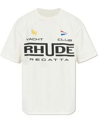Rhude - T-Shirt With Print - Lyst