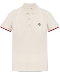 Moncler - Polo With Logo - Lyst