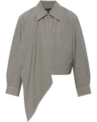 Rag & Bone - Wool Jacket With Scarf - Lyst