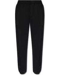 Emporio Armani - Sweatpants With Logo Patch - Lyst