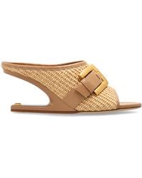 Balmain - "Anthem" Wedge Sandals - Lyst