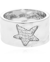 Zadig & Voltaire - "Rock Star" Ring With Shimmering Crystals - Lyst