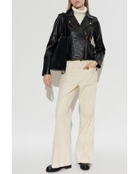 MICHAEL Michael Kors - Leather Jacket - Lyst