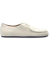Jil Sander - 'Lace Up' Leather Shoes - Lyst
