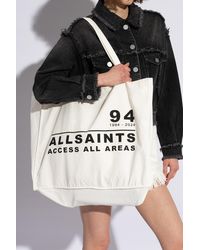 AllSaints - ‘Access All Areas’ Shopper Bag - Lyst