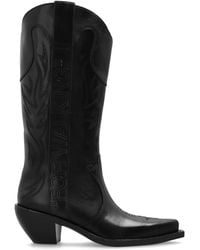 Off-White c/o Virgil Abloh - Heeled Boots 'Santiag High' - Lyst