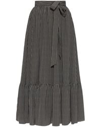 Chloé - Silk Skirt With Pockets - Lyst