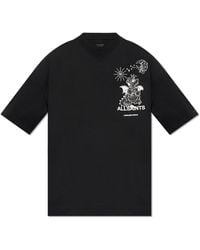 AllSaints - 'serenade' Printed T-shirt, - Lyst