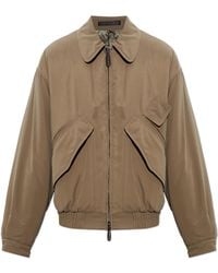 Giorgio Armani - Insulated Jacket With Collar - Lyst