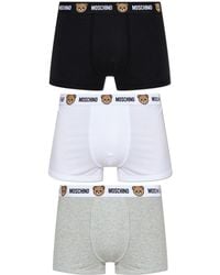 Moschino - Three-Pack Of Boxer Shorts - Lyst
