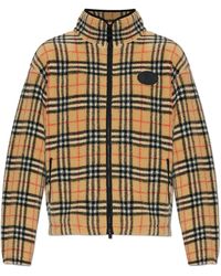 Burberry - Jacket With A Distinctive Check Pattern - Lyst