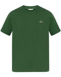 Lacoste - T-Shirt With Logo Patch - Lyst