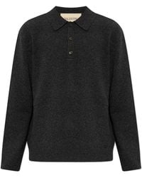 Valentino Garavani - Wool Long-Sleeve Polo - Lyst
