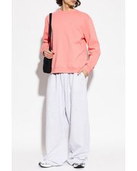 Acne Studios - Sweatshirt With Patch - Lyst