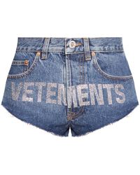 Luisaviaroma Femme Vêtements Pantalons & Jeans Pantalons courts Shorts Short En Soie Imprimée "tawney" 
