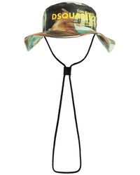 DSquared² - Hat With Printed Logo - Lyst