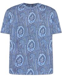 Etro - T-Shirt With A Pattern - Lyst