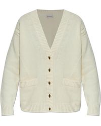 Moncler - Wool Cardigan With Pockets - Lyst