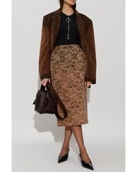 Acne Studios - Lace Skirt With A Slit - Lyst