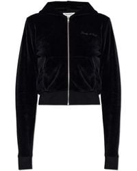 Sporty & Rich - Velvet Sweatshirt From The "Rich Girl Drop" Collection - Lyst