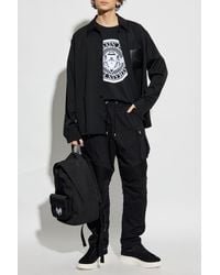 Balmain - T-Shirt With Logo - Lyst