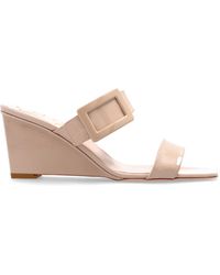 Roger Vivier - Wedge Sandals 'Belle' - Lyst