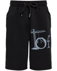Off-White c/o Virgil Abloh - Sweatshorts With Print - Lyst