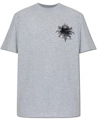 Etro - T-Shirt With Embroidered Logo - Lyst