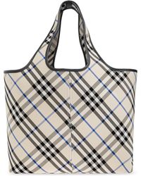 Burberry 658 Shopper Bag in White | Lyst UK
