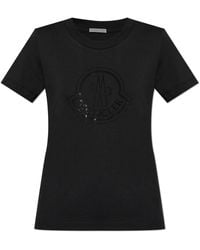 Moncler - T-Shirt With Logo - Lyst