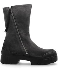 Vic Matié - Suede Ankle Boots On Platform - Lyst