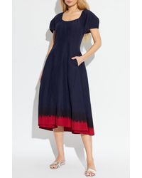 Tory Burch - Dress With A Round Neckline - Lyst