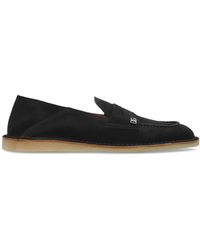 Dolce & Gabbana - Suede Shoes With Logo - Lyst