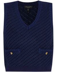 Rag & Bone - Vest With Pockets - Lyst