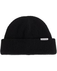 Balenciaga - Wool Beanie With Logo - Lyst