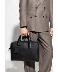 Giorgio Armani - Leather Briefcase - Lyst