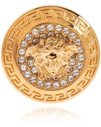 Versace - Ring With Shimmering Crystals - Lyst