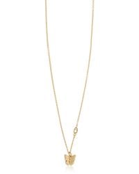 COACH - Brass Necklace - Lyst