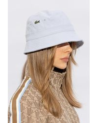 Lacoste - Bucket Hat With Logo, - Lyst