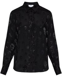 McQueen - Shirt With Skull Motif - Lyst