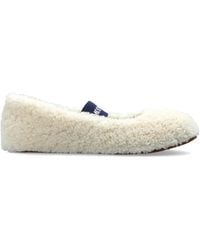 Moon Boot - 'Mb Shearling Ballerina' Shoes - Lyst