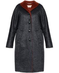 Marni - Coat With Mohair Finish - Lyst