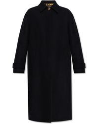 Versace - Wool Coat - Lyst