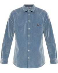 Moschino - Denim Shirt With Logo - Lyst