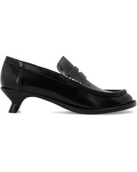 Loewe - 'campo' Leather Loafer Pumps, - Lyst