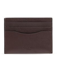 COACH - Leather Card Case - Lyst