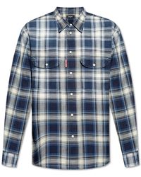 DSquared² - Checked Pattern Shirt - Lyst